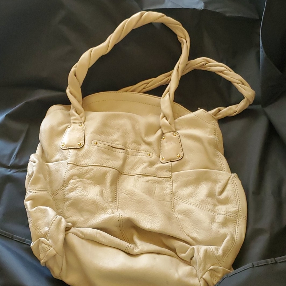 Purse cream color by B Makowsky